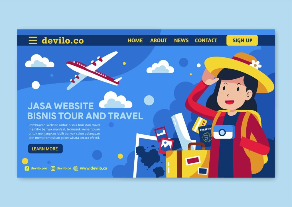 Jasa Website untuk Bisnis Tour and Travel di Jogja